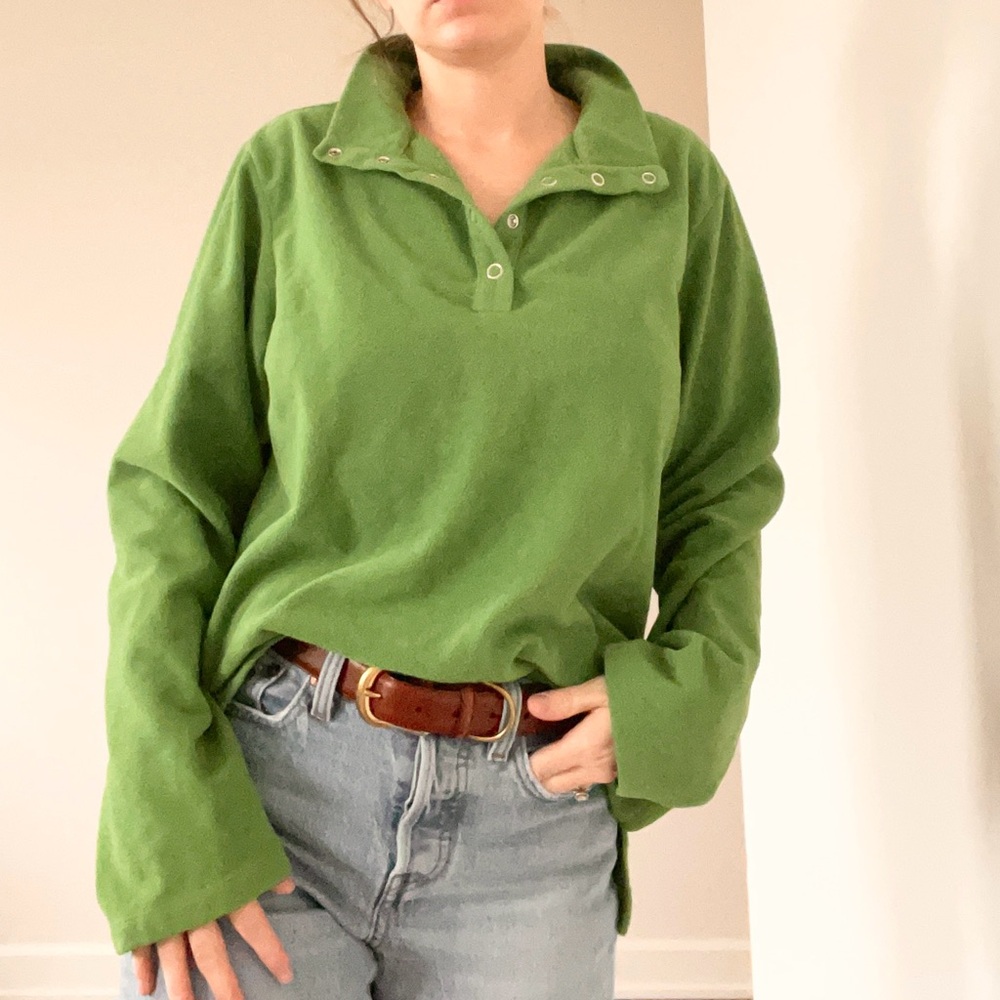 North crest Green Fleece Pullover